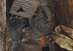Collection of undiscovered bodies and removal of residues inside ship